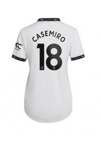Manchester United Casemiro #18 Fotballdrakt Borte Klær Dame 2022-23 Korte ermer